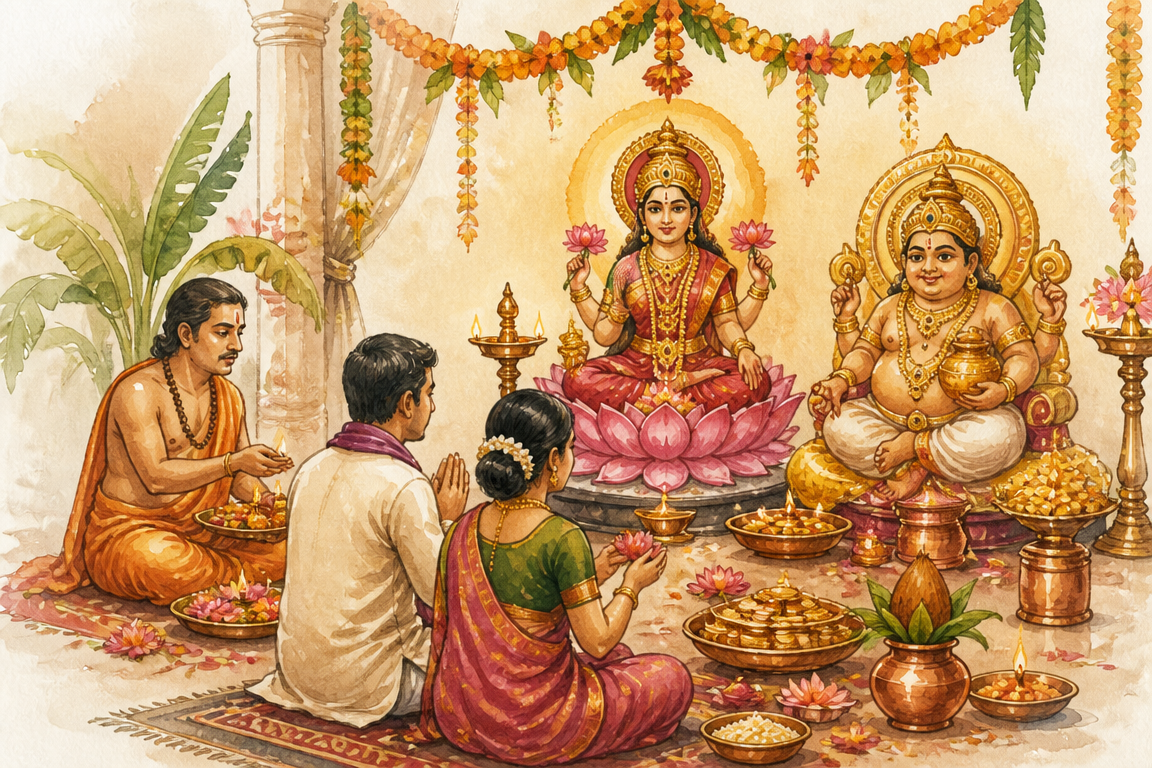 Dhan Kuber Lakshmi Aradhana